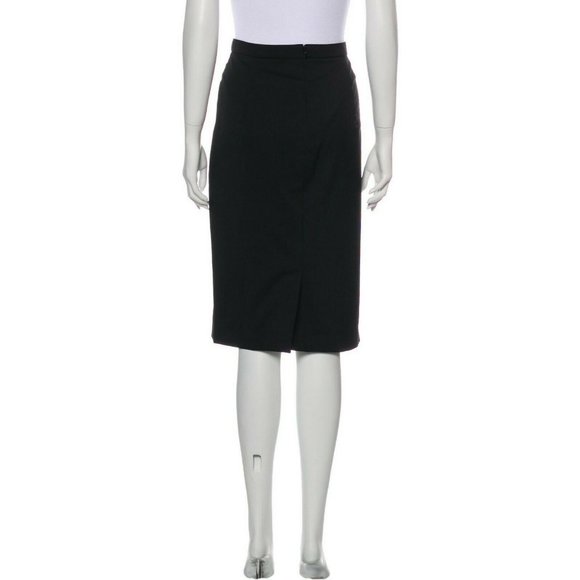 Burberry Wool Skirt Color: Black  Size: 8 4030515 - 14 - Picture 1 of 5